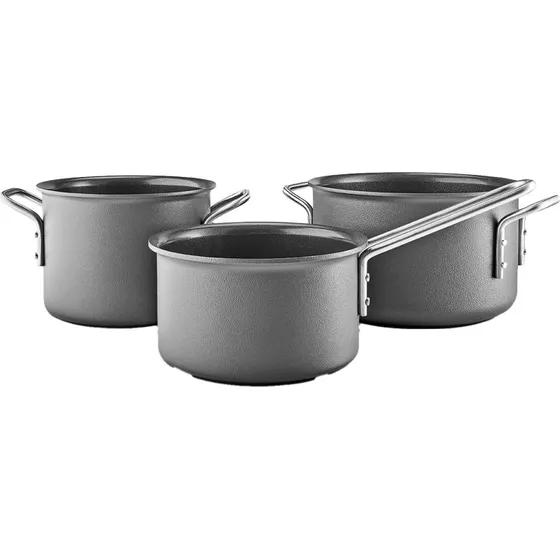 Eva Trio Grey Line Grydesæt - 3 dele (1,1/2,5/3,8 L)