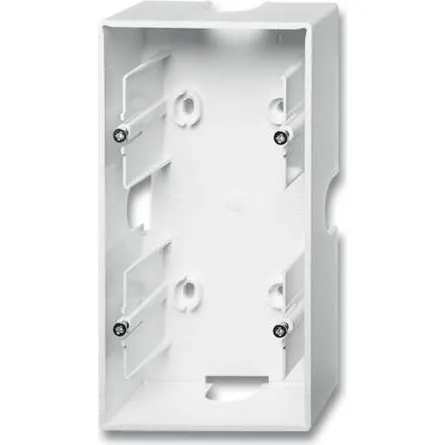 ABB B55 Underlag, 2 moduler, blank hvid