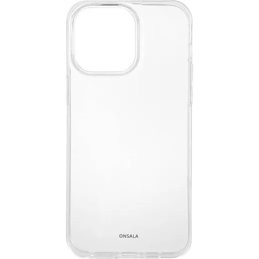 ONSALA Wallet Cover til iPhone 14 Pro Max - Transparent TPU