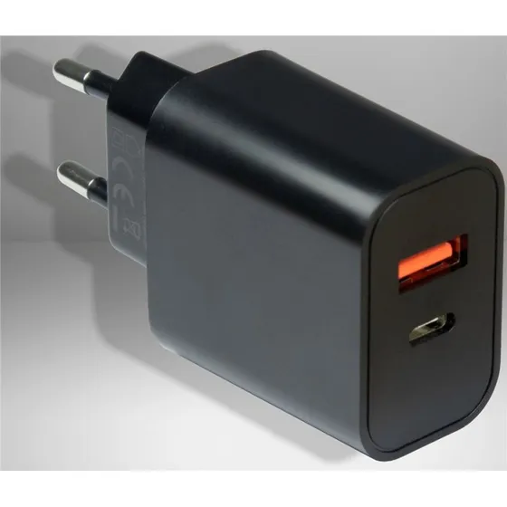 Inter-Tech PD-2120 Strømforsyningsadapter 20W USB-C & USB-A