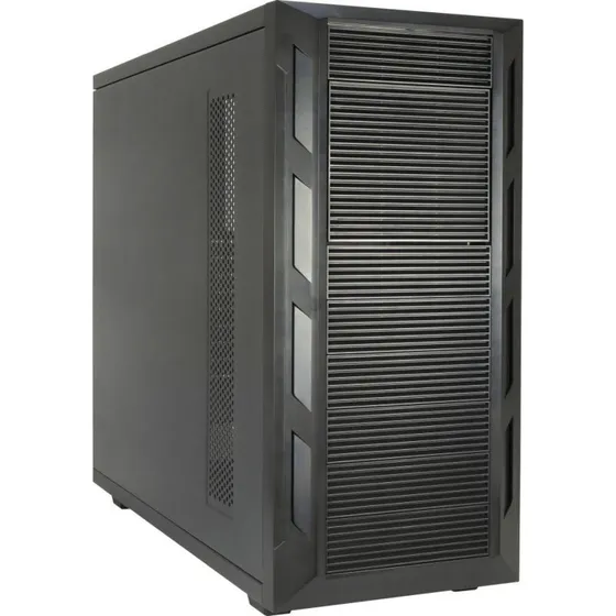 Inter-Tech 88887382 Micro Tower PC-kabinet - Sort