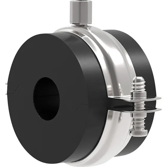 Isoglobal rørbærer RF 54 x 19 mm inkl. bøjle og isolering