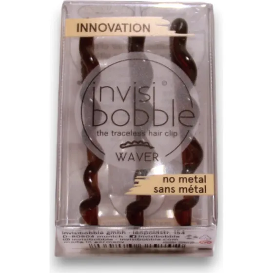 InvisiBobble Hårspænde, Mørke Nuancer, 3 stk.