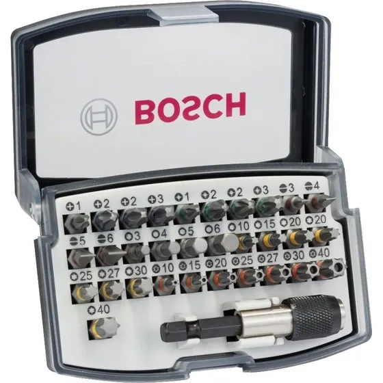 Bosch 2607017564 Bitsæt - 1/4" - 32 dele
