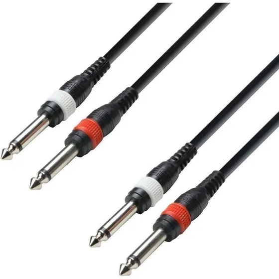 AH K3 TPP 0600 2x6,3 mm jack kabel 6 m