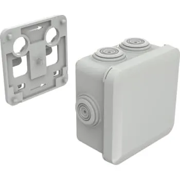 Legrand Plexo forgreningsdåse 80x80mm inkl. beslag til kabelbakke