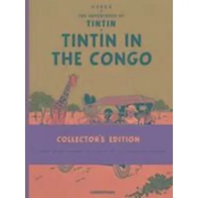 Hergé: Tintin i Congo - Engelsk udgave i farver