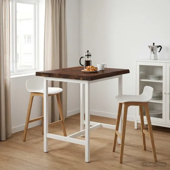 vidaXL Rektangulært Bordplade i Massivt Akacietræ 80 x 50 cm