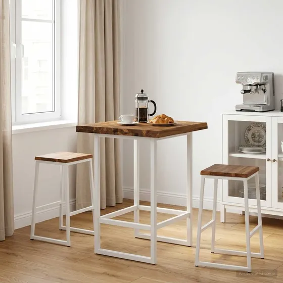 vidaXL Rektangulært Bordplade i Akacietræ 60 x 60 x 3,2 cm