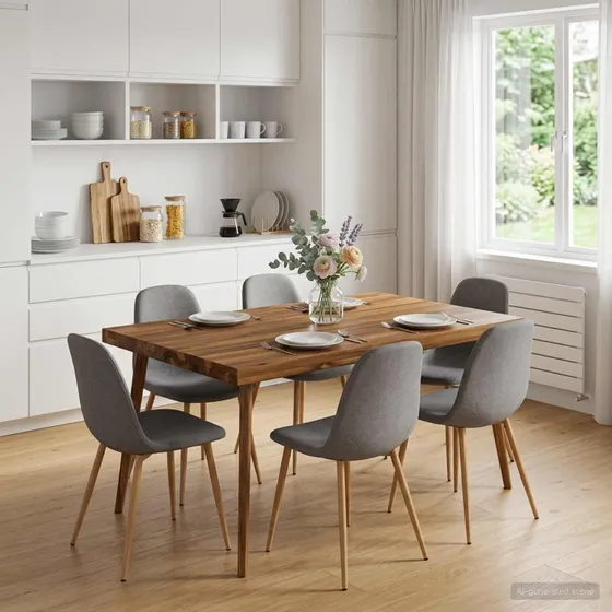 vidaXL Bordplade i massivt akacietræ 90 x 60 x 3,2 cm