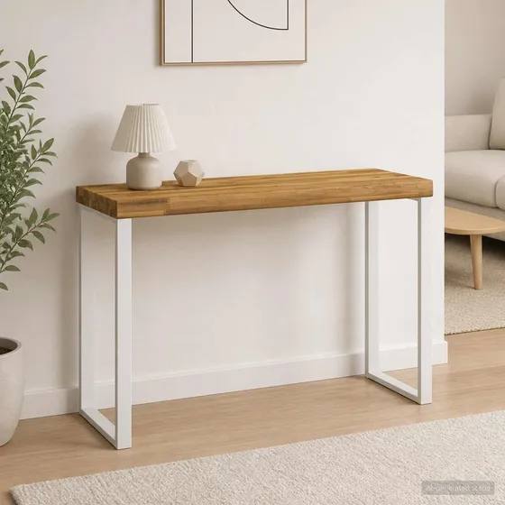 vidaXL Rektangulært Bord i Massivt Akacietræ, 50 x 30 cm