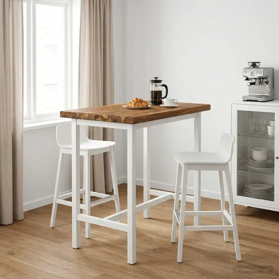 vidaXL Rektangulært Bordplade i Massivt Akacietræ 80 x 50 cm
