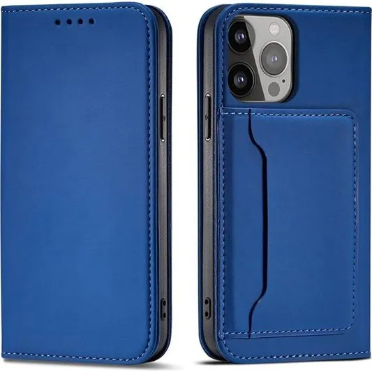 Hurtel Magnet Card Case til Samsung Galaxy S23 - Blå