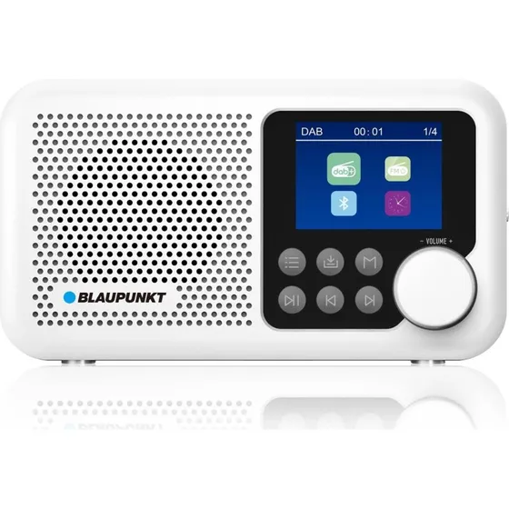 Blaupunkt DR8WH Bærbar DAB+ Radio med Bluetooth - Hvid