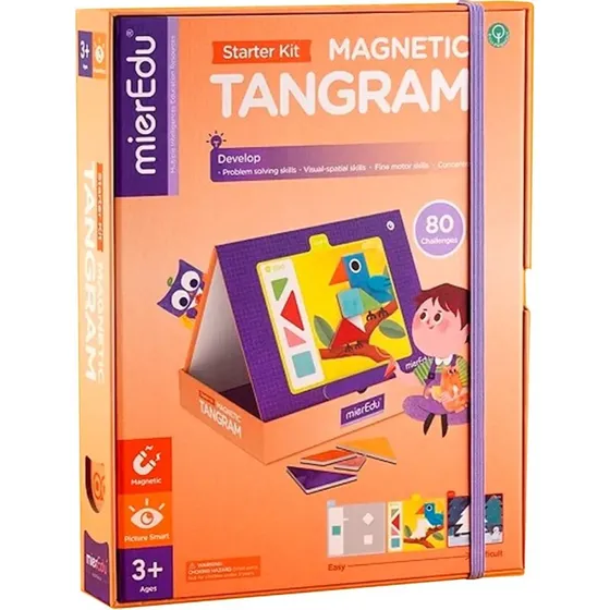 mierEdu Magnetbog Tangram Start-sæt