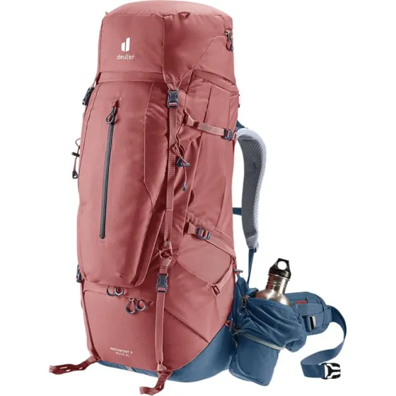 Deuter Aircontact X 60+15 SL til kvinder – Redwood Ink