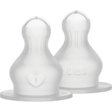 BIBS Flaskesut Silikone 2-pak – Fast Flow