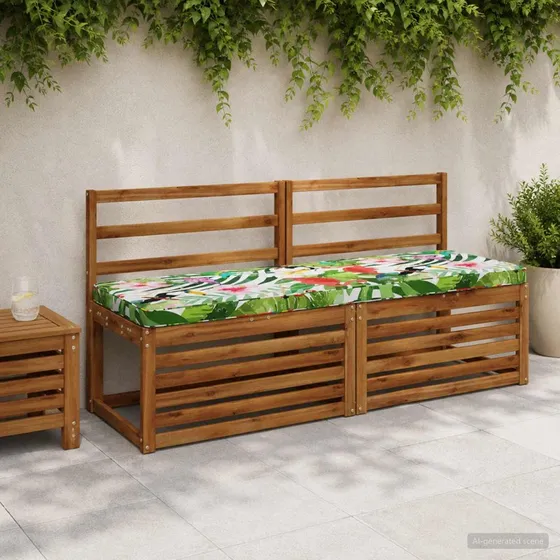vidaXL VUGHT Bænkepude - 140 x 50 cm - Flerfarvet Polyester