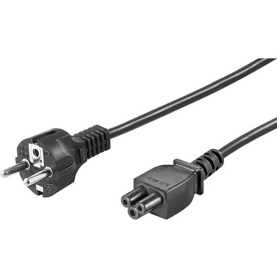 MicroConnect PE010810S strømkabel CEE7/7 → C5 1 m sort