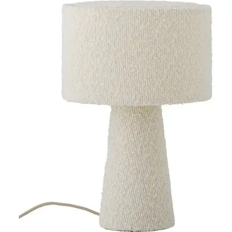 Bloomingville Emmie Bordlampe, Hvid (bouclé)