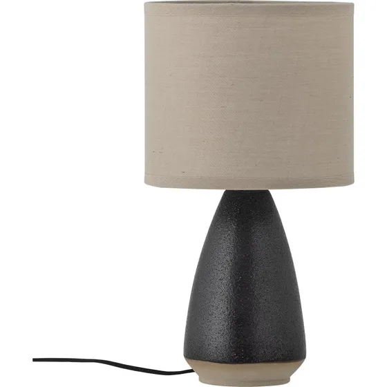 Bloomingville Paprica bordlampe Ø15x27,5 cm – sort/beige stentøj