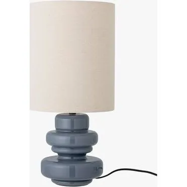 Bloomingville Fabiola bordlampe, blå glas 51 cm