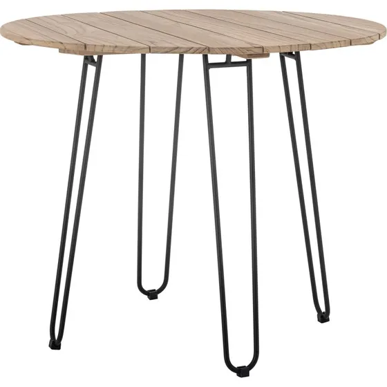 Bloomingville Molito spisebord, natur teak Ø90 H75 cm