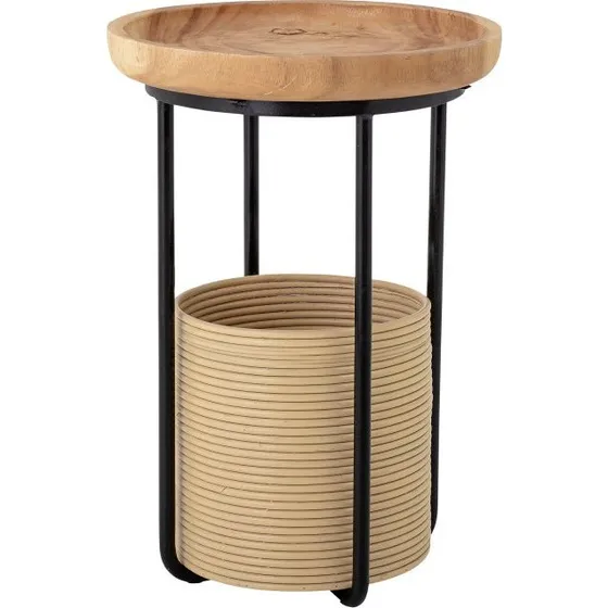 Bloomingville Hitti sidebord, natur Ø45×H60 cm