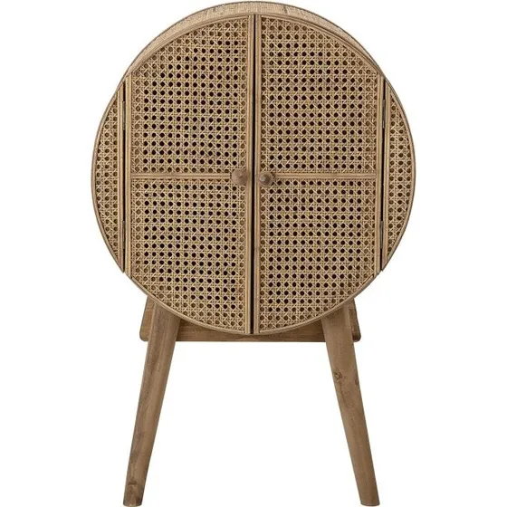 Bloomingville Otto Skab, rund rattan 28×80×52 cm