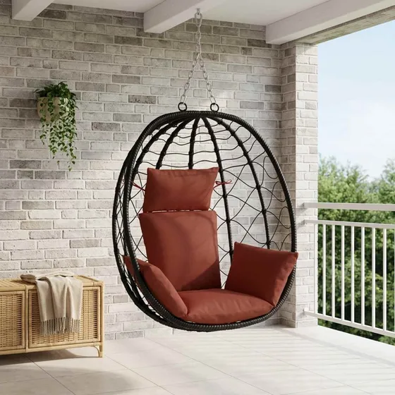vidaXL Adirondack Pude PUTTEN Rød 60 x 145 x 10 cm