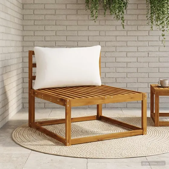 vidaXL Rygpude PUTTEN Hvid 80 x 40 x 15 cm