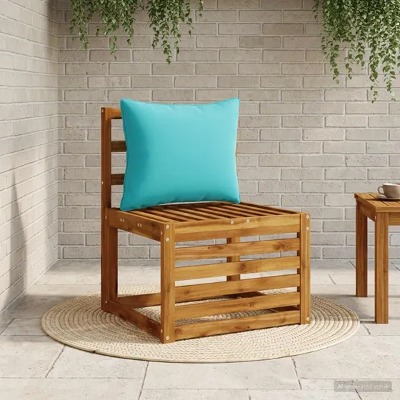 vidaXL PUTTEN Rygpude - Turkis - 60 x 40 x 15 cm