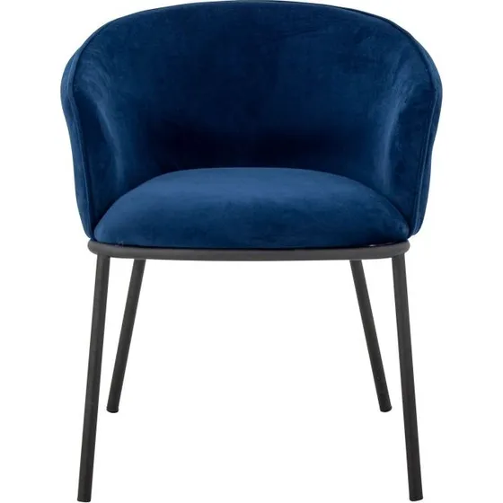 Bloomingville Cortone spisebordsstol, blå (genanvendt polyester)