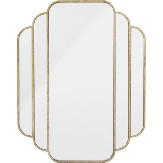 Bloomingville Mas vægspejl, brass metal 63x80 cm