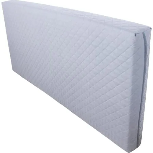Quiltet madrasbetræk Grå 80x200x16