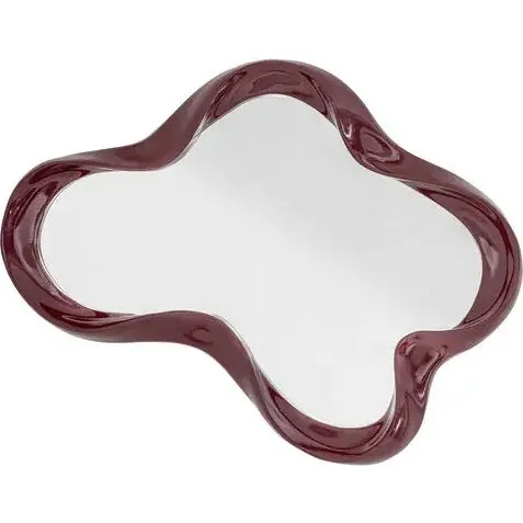 Bloomingville Violeta Vægspejl, Rød (47×61,5×7 cm)