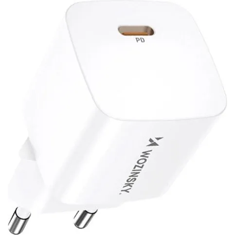 Wozinsky CMWCS USB-C PD 20W Vægoplader - Hvid