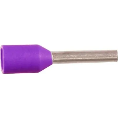 Elpress Isoleret Terminalrør 0,34mm² L8 Rosa