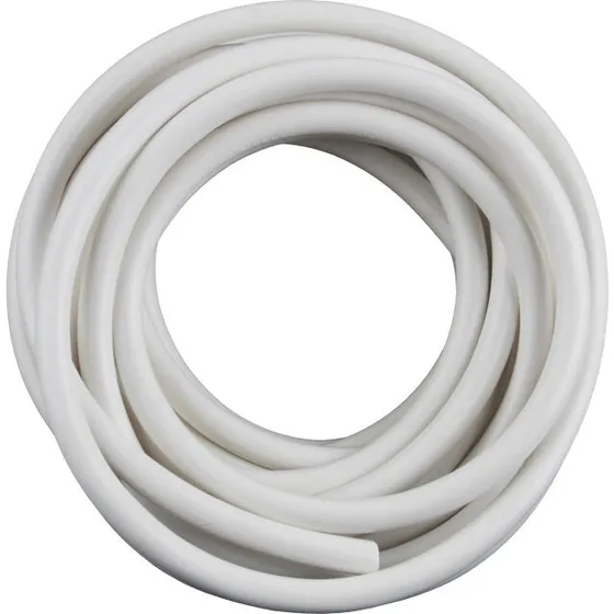 Elworks rund plastledning 3 x 0,75 mm² 5 m, hvid (med jord)