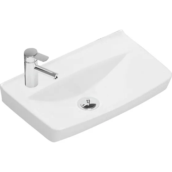 Ifö Spira håndvask 500 x 310 mm - Hanehul venstre - Hvid