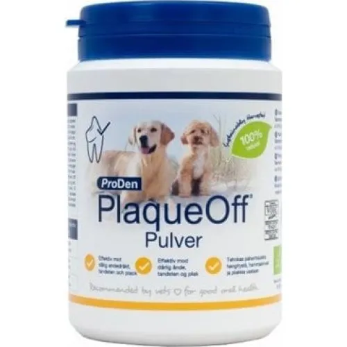 ProDen PlaqueOff Tandplejepulver til hunde, 180 g