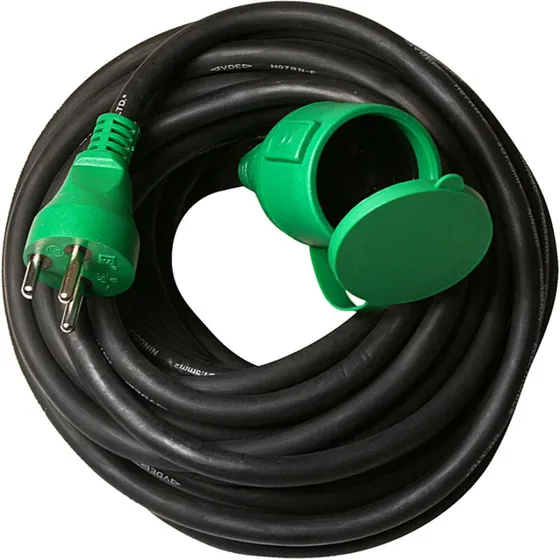 BLUE ELECTRIC kabelsæt 15 m 3x1,5 mm² med jord H07RN-F