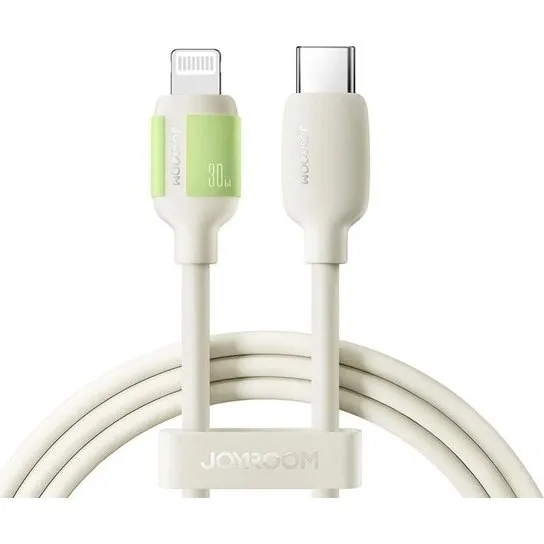 Joyroom S-A53 USB-C til Lightning kabel, 30W, 2m - Beige