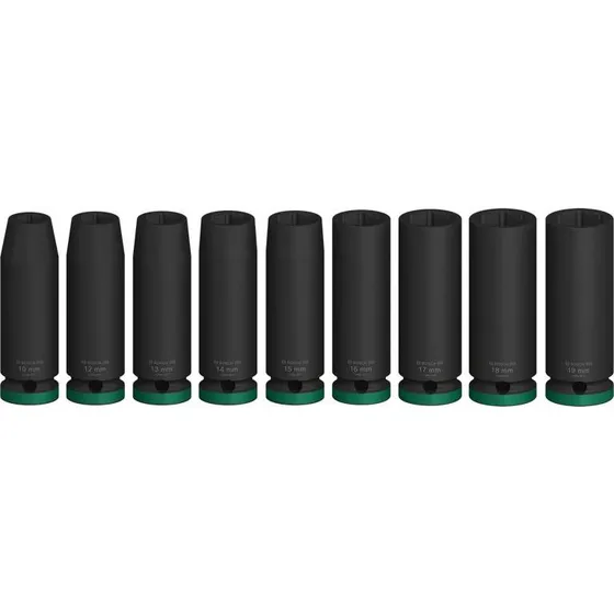 Bosch 2608003039 Topnøglesæt - 1/2" - 9 dele