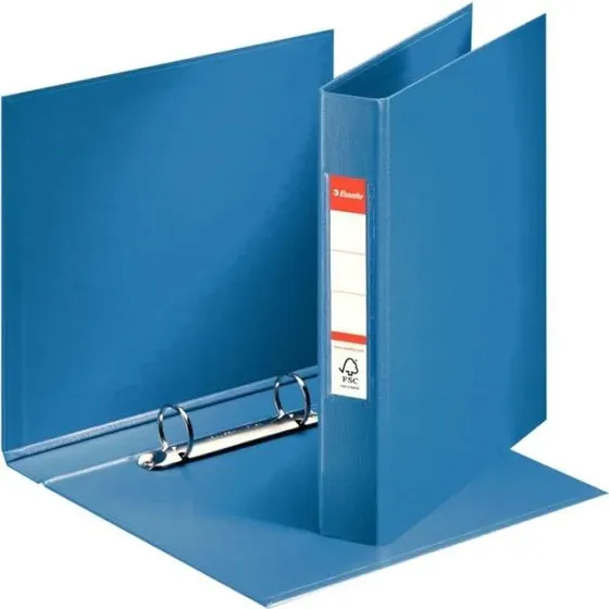 Esselte A5 ringbind blå 2-ringe 42 mm ryg 25 mm (47685) - 10 stk