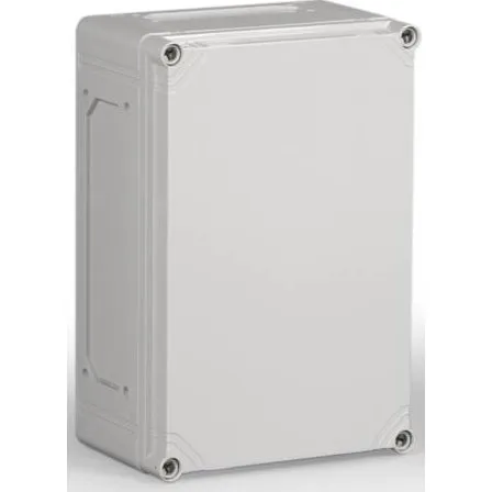 Ensto Cubo p låg grå 200x300x30 mm