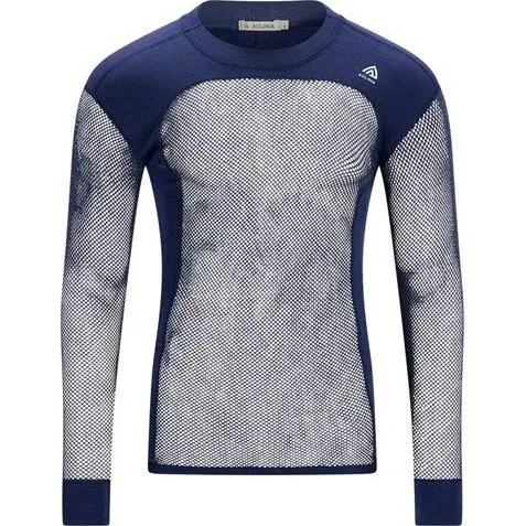 Aclima WoolNet Original Crewneck i Merino Uld - Navy Blazer