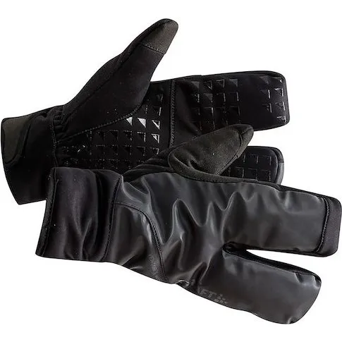 Craft Adv Subz Siberian Split Finger handsker - Sort, XS