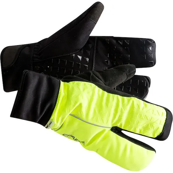 Craft Siberian Split Finger Handsker - Sort/Fluo - Large