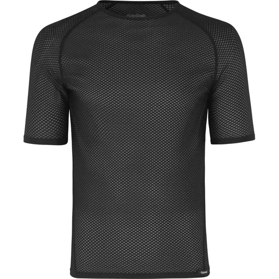 GripGrab Ultralight Mesh Kortærmet Baselayer - XL - Sort